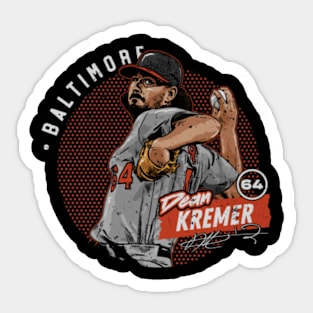 Dean Kremer Baltimore Dots Sticker